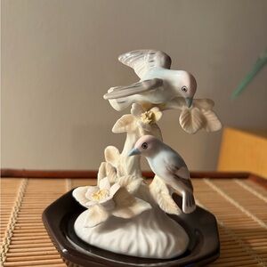Wood Peckers Porcelain George Good Vintage  made in Japan